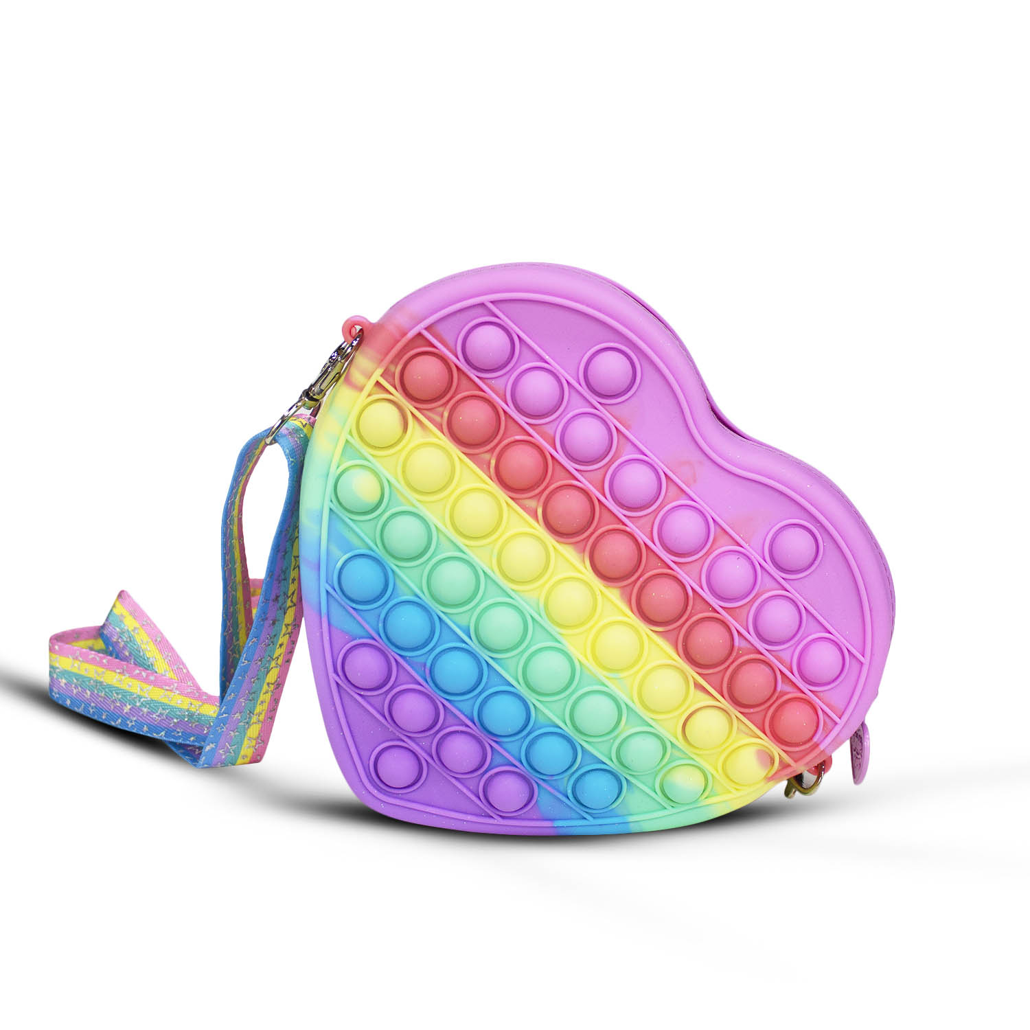 Foto de producto: Glitter hearet pop-it crossbody bag
