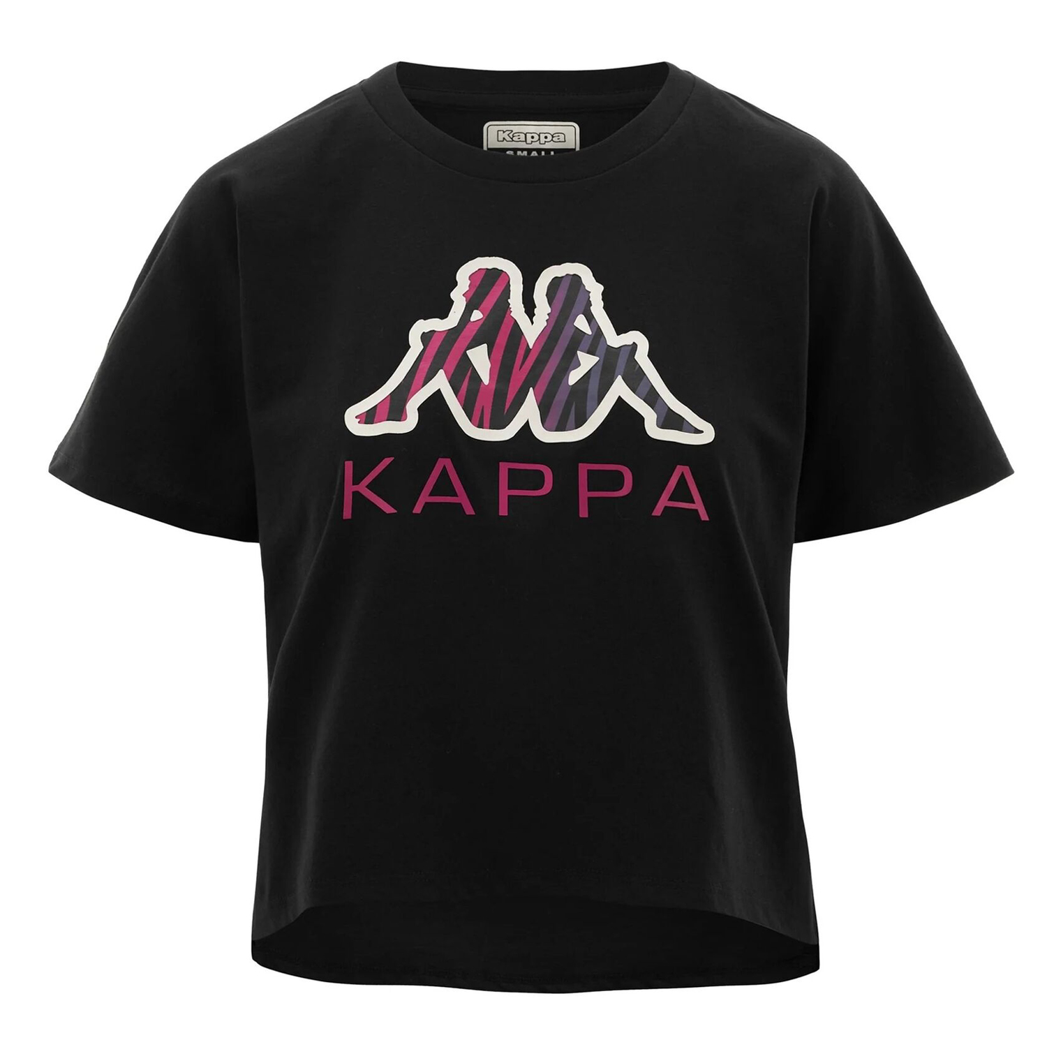 Kappa Authentic Balmar Black Turquoise White Trackpants